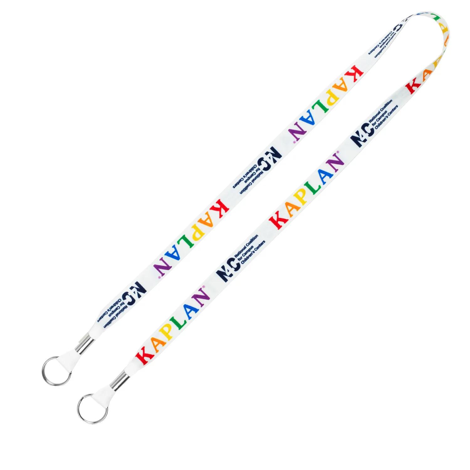Custom Lanyards Dual Attachment Sublimation - 18 in (0.625 in) - product view 3