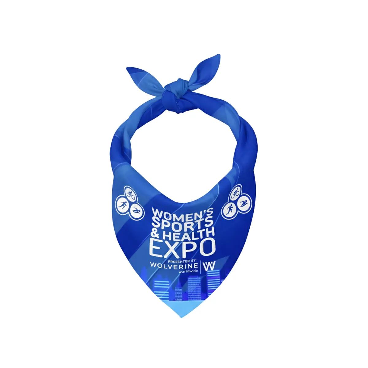 Pet Bandana Recycled Polyester Half-Cut Triangle - 22 x 30 in - product view 3