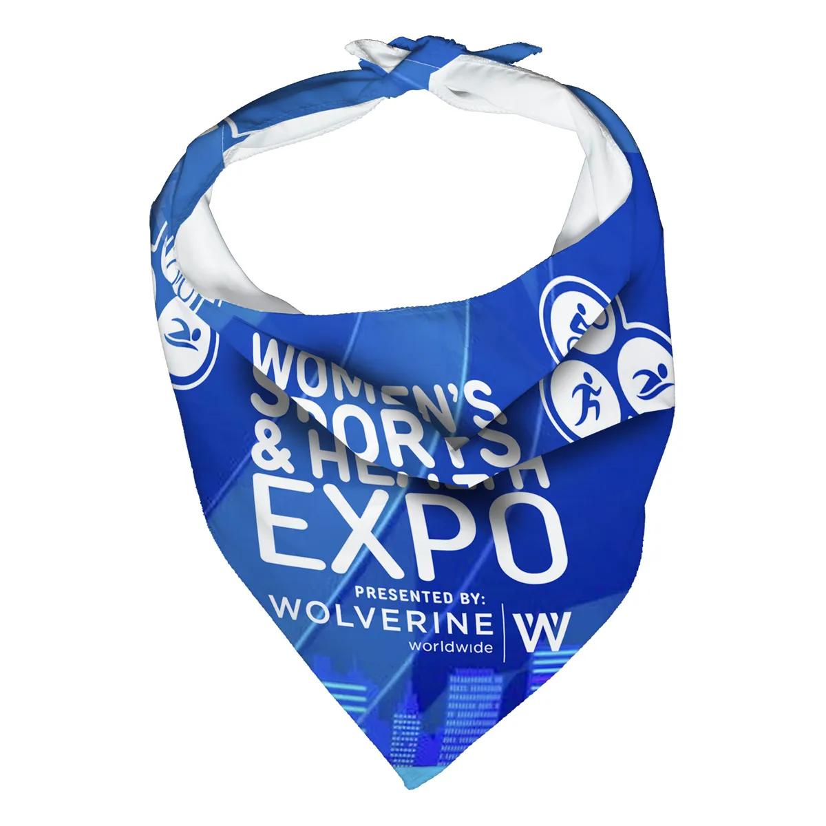 Pet Bandana Recycled Polyester Half-Cut Triangle - 22 x 30 in - product view 4