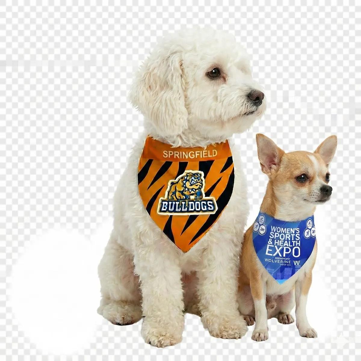 Pet Bandana Recycled Polyester Half-Cut Triangle - 22 x 30 in - product view 9