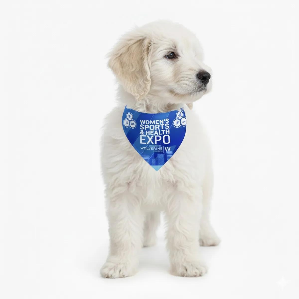 Pet Bandana Recycled Polyester Half-Cut Triangle - 22 x 30 in - product view 13