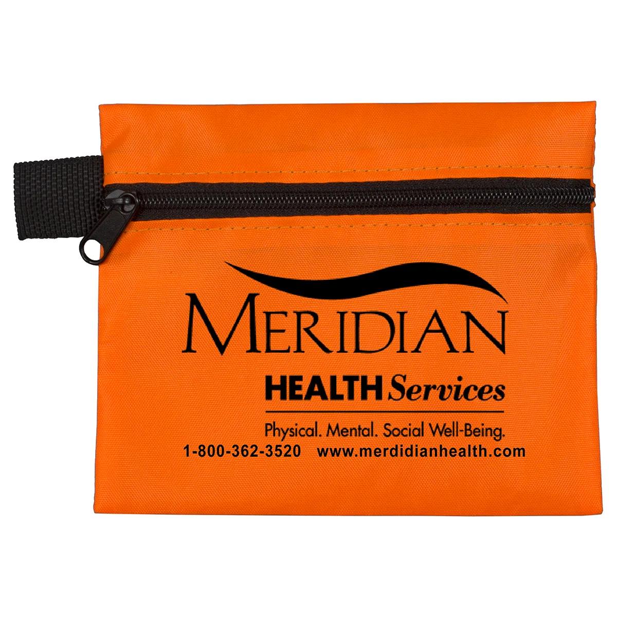 First Aid Kit Hand Sanitizer 8-Piece Zipper Pouch - 5 x 4 in - product view 6