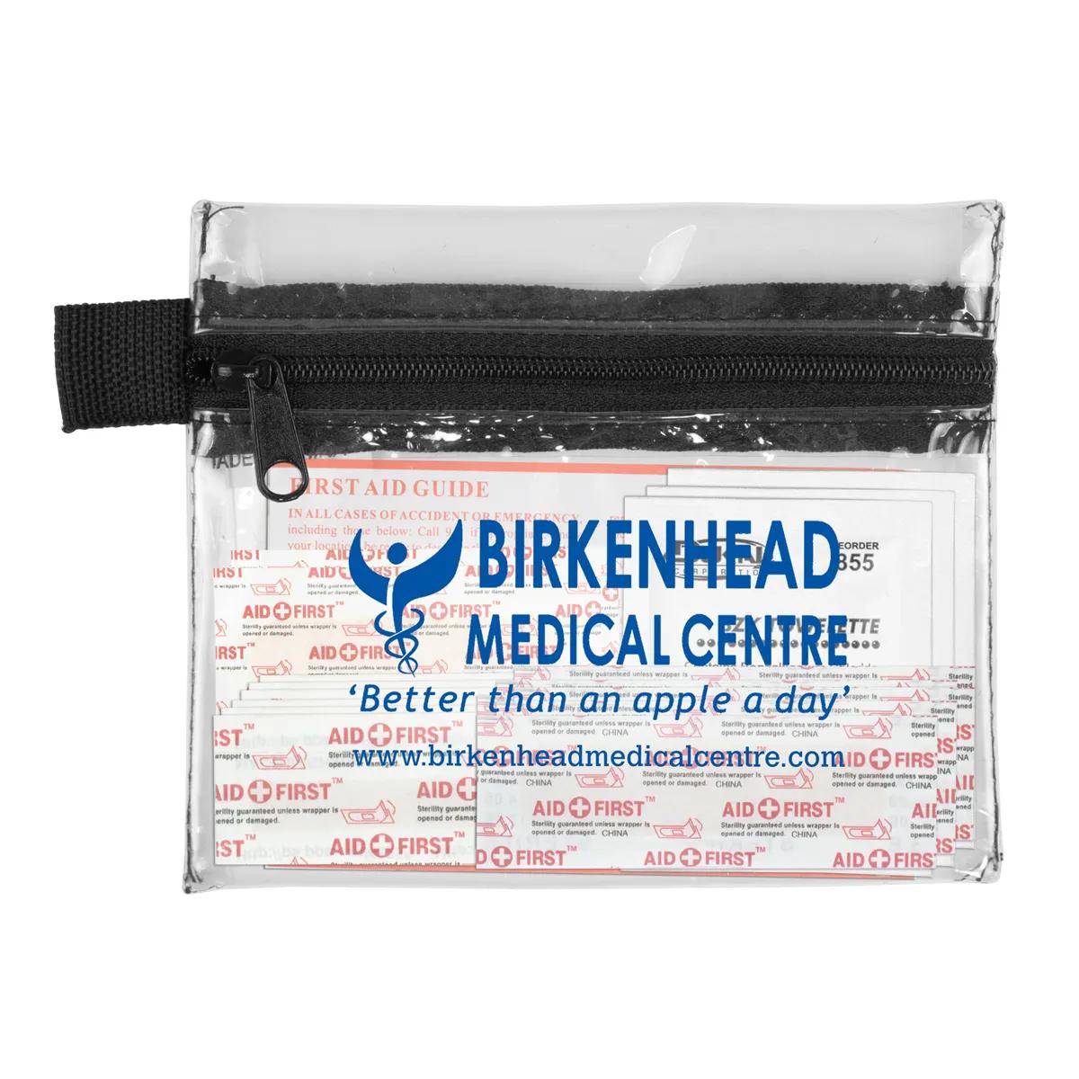 First Aid Kit Hand Sanitizer 8-Piece Zipper Pouch - 5 x 4 in - product view 10