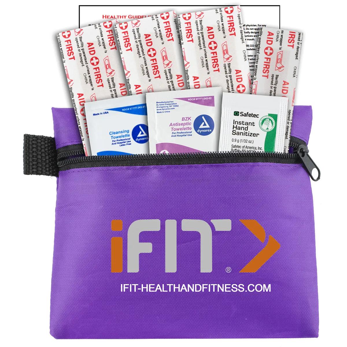 First Aid Kit Hand Sanitizer 8-Piece Zipper Pouch - 5 x 4 in - product view 16