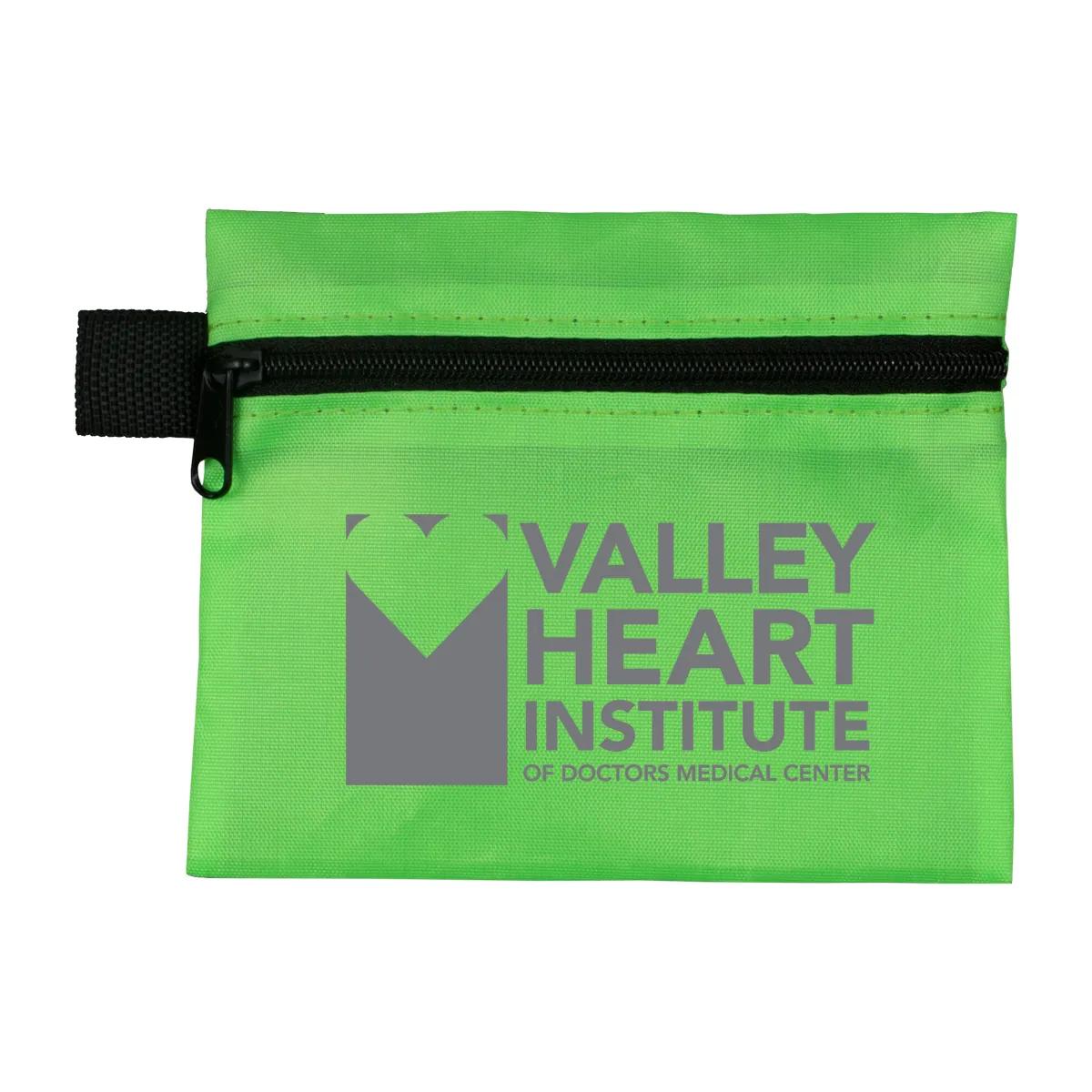 First Aid Kit Hand Sanitizer 10-Piece Zipper Pouch - 5 x 4 in - product view 3