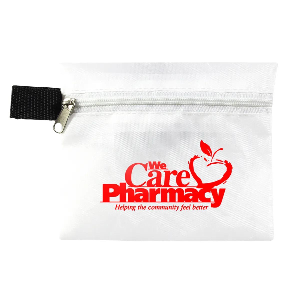 First Aid Kit Hand Sanitizer 10-Piece Zipper Pouch - 5 x 4 in - product view 10