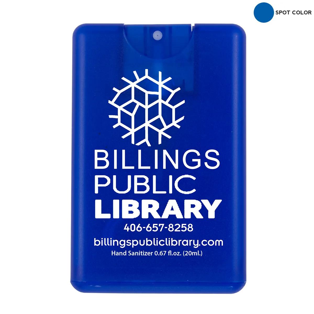 Hand Sanitizer Spray Credit Card Shape Citrus - 20 ml - product view 4