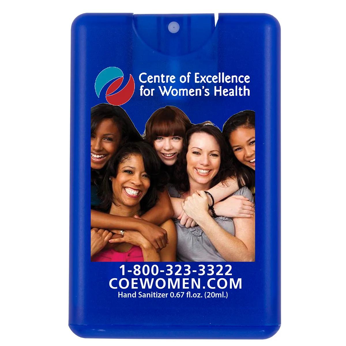 Hand Sanitizer Spray Credit Card Full Color Print - 20 ml - product view 5