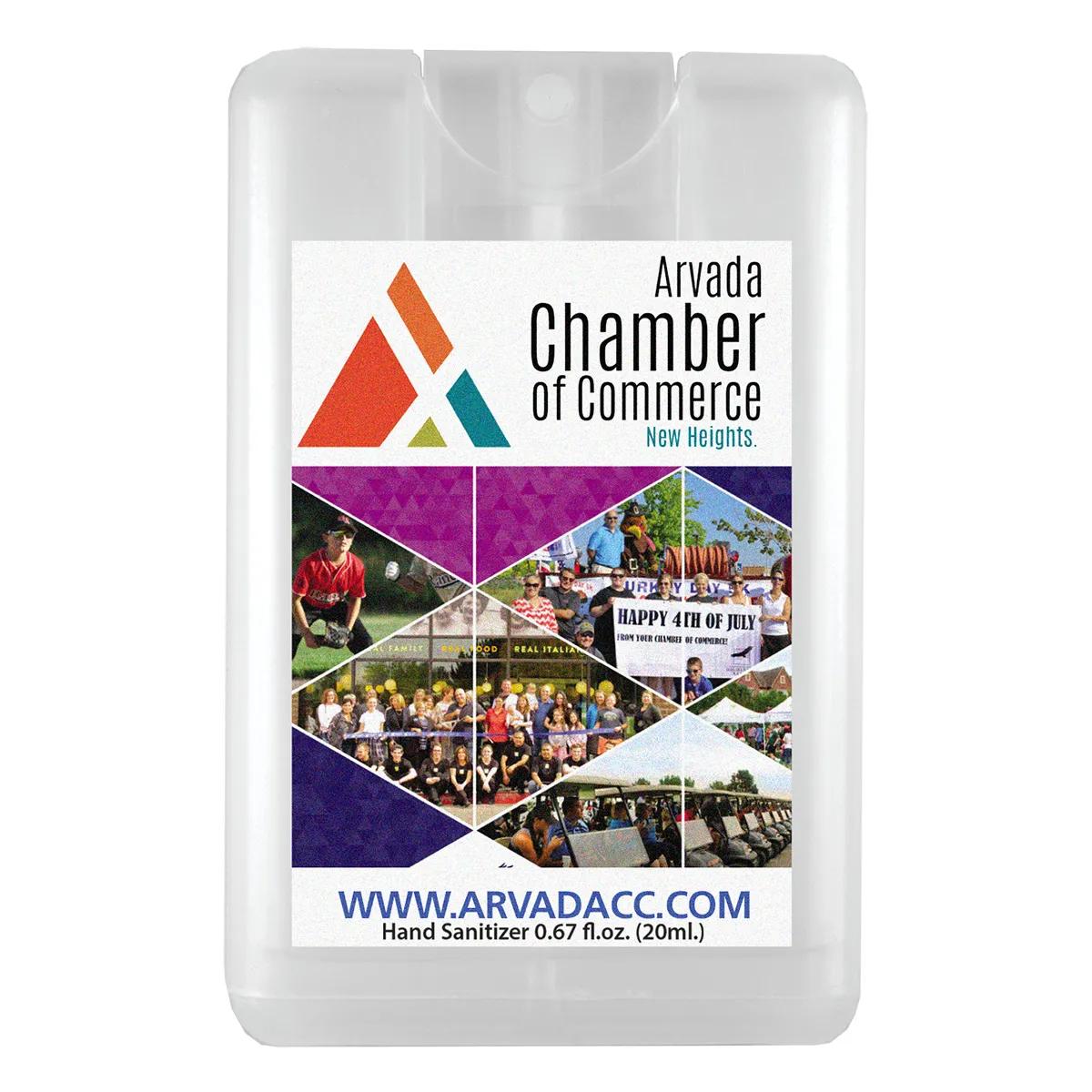 Hand Sanitizer Spray Credit Card Full Color Print - 20 ml - product view 6