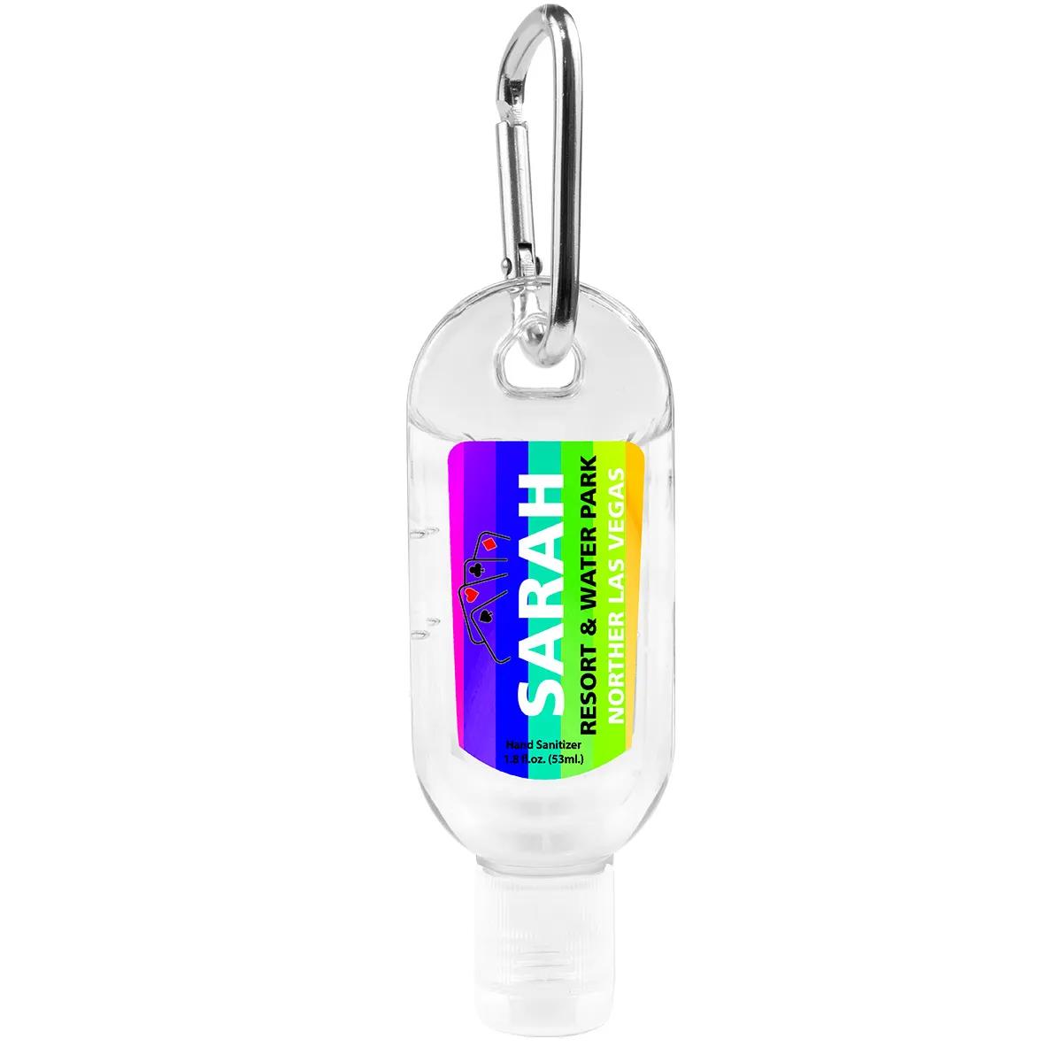 Hand Sanitizer Gel Carabiner Full Color Print - 1.8 oz - product view 8