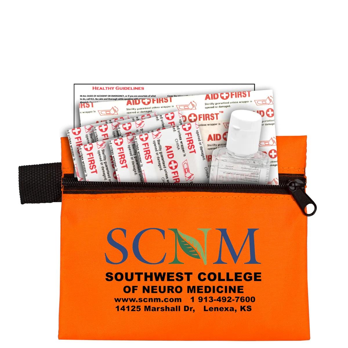 First Aid Kit Hand Sanitizer 9-Piece Bandages - 5 x 4 in - product view 12