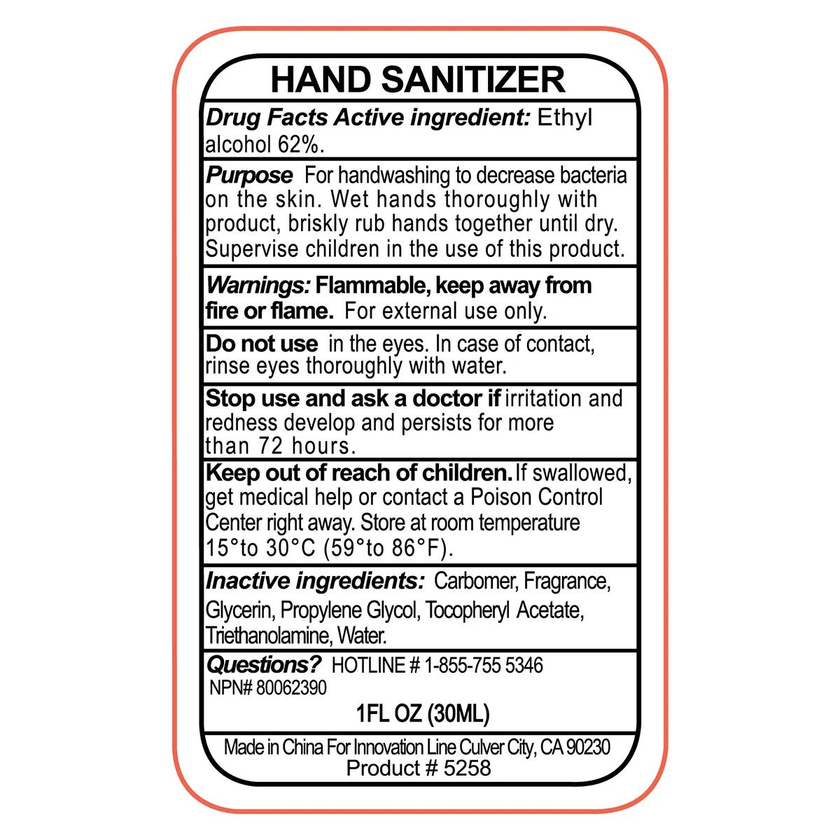 Hand Sanitizer Gel Compact Flip-Top Citrus Scented - 1 oz - product view 5