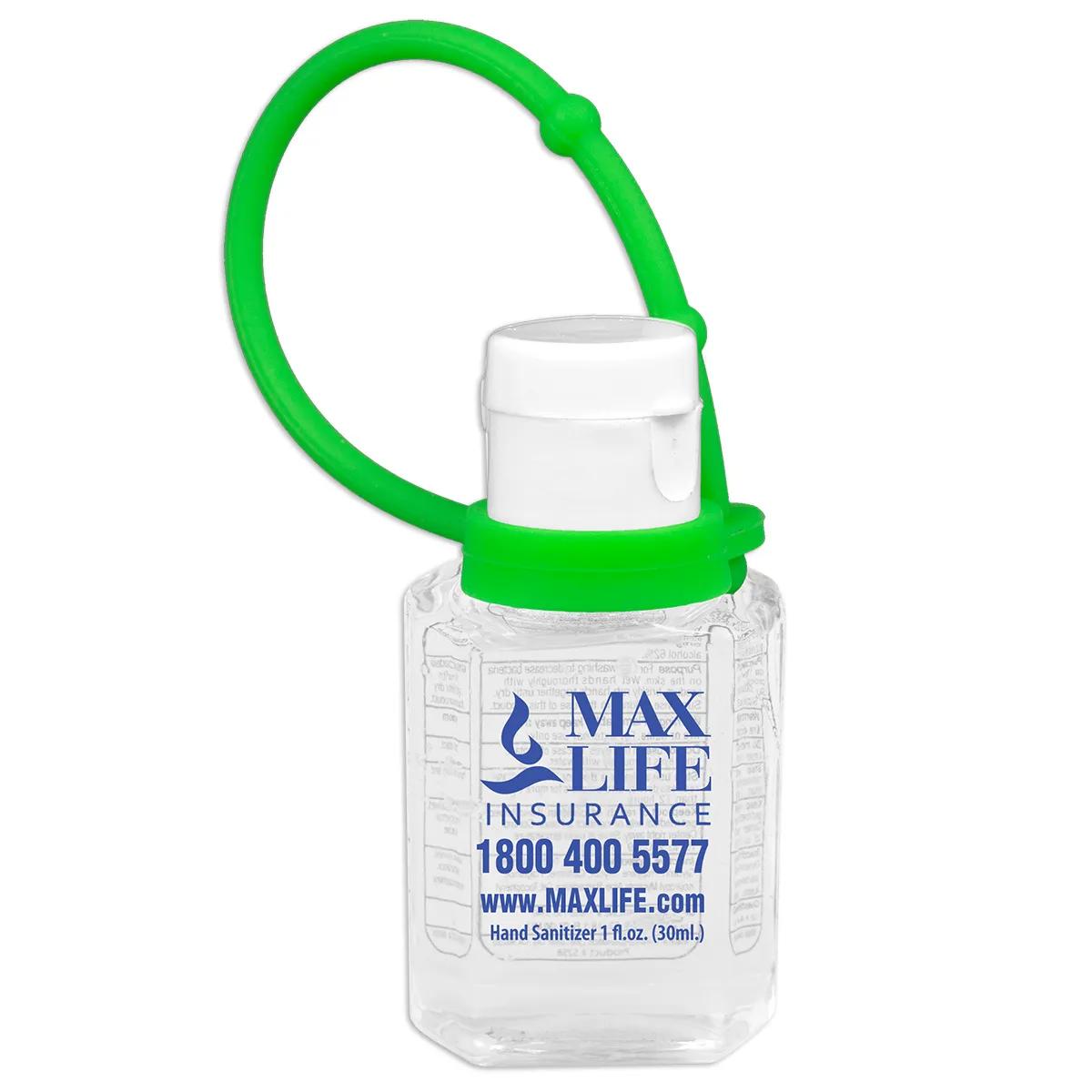 Hand Sanitizer Gel Compact with Silicone Leash - 1 oz - product view 5