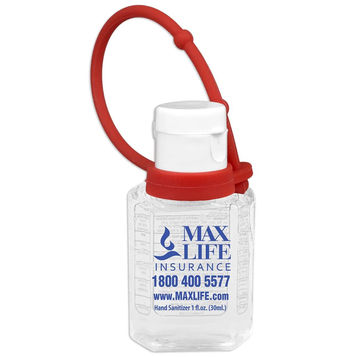 Hand Sanitizer Gel Compact with Silicone Leash - 1 oz - product view 6