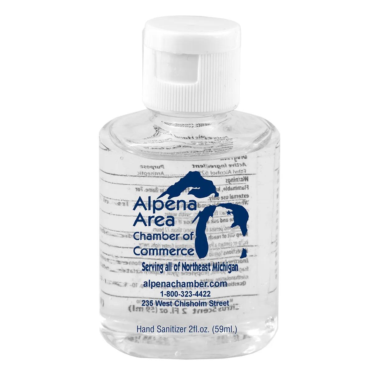 Hand Sanitizer Gel Large Flip-Top Spot Color - 2 oz - product view 11