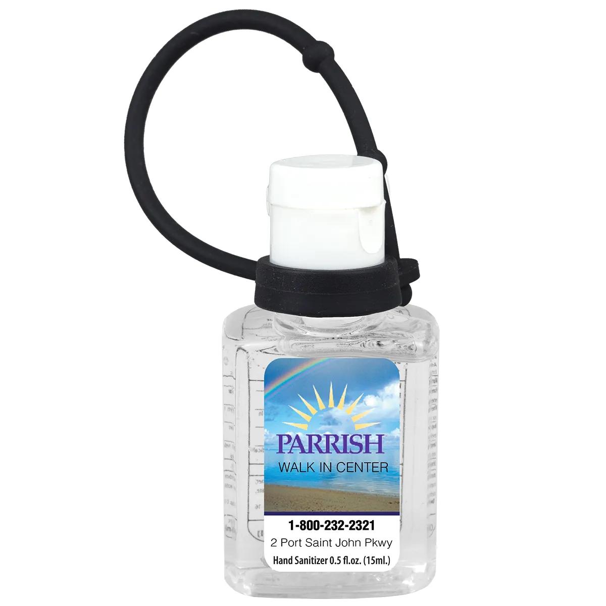 Hand Sanitizer Gel Mini with Silicone Leash - 0.5 oz - product view 4