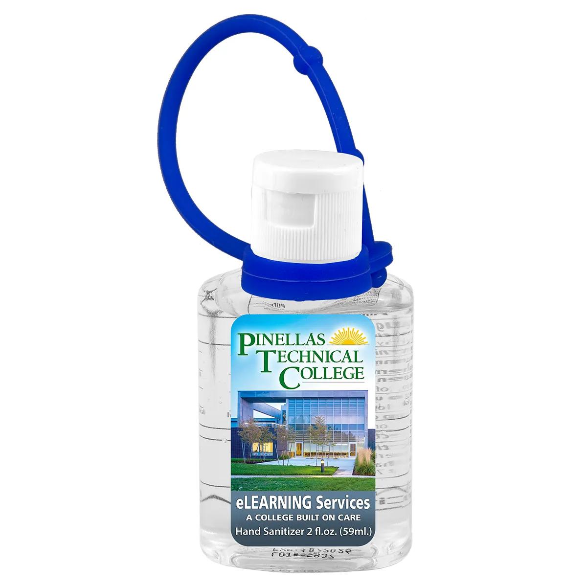 Hand Sanitizer Gel XL with Silicone Carry Leash - 2 oz - product view 3