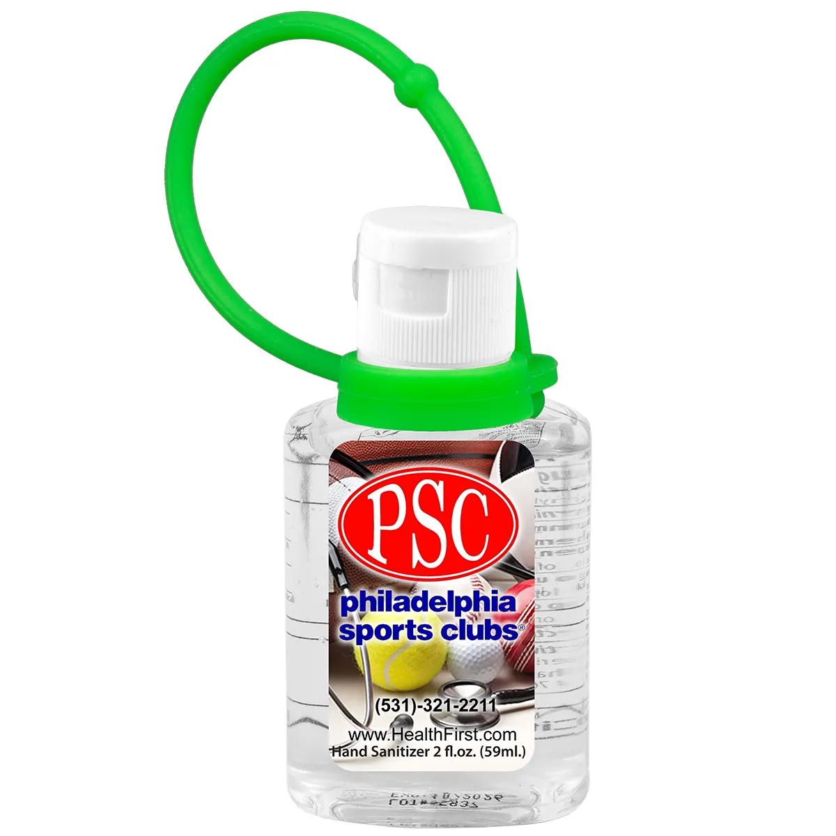 Hand Sanitizer Gel XL with Silicone Carry Leash - 2 oz - product view 4