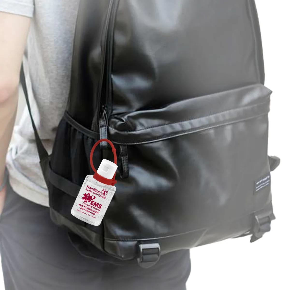 Hand Sanitizer Gel XL with Silicone Carry Leash - 2 oz - product view 11