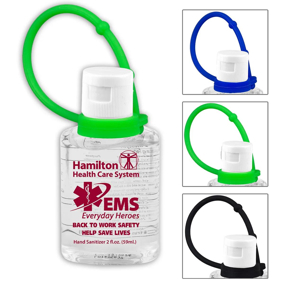 Hand Sanitizer Gel with Silicone Leash - 2 oz