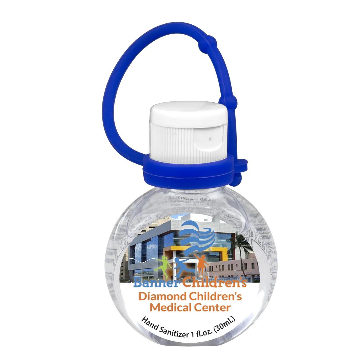 Hand Sanitizer Gel Round with Adjustable Strap - 1 oz - product view 4