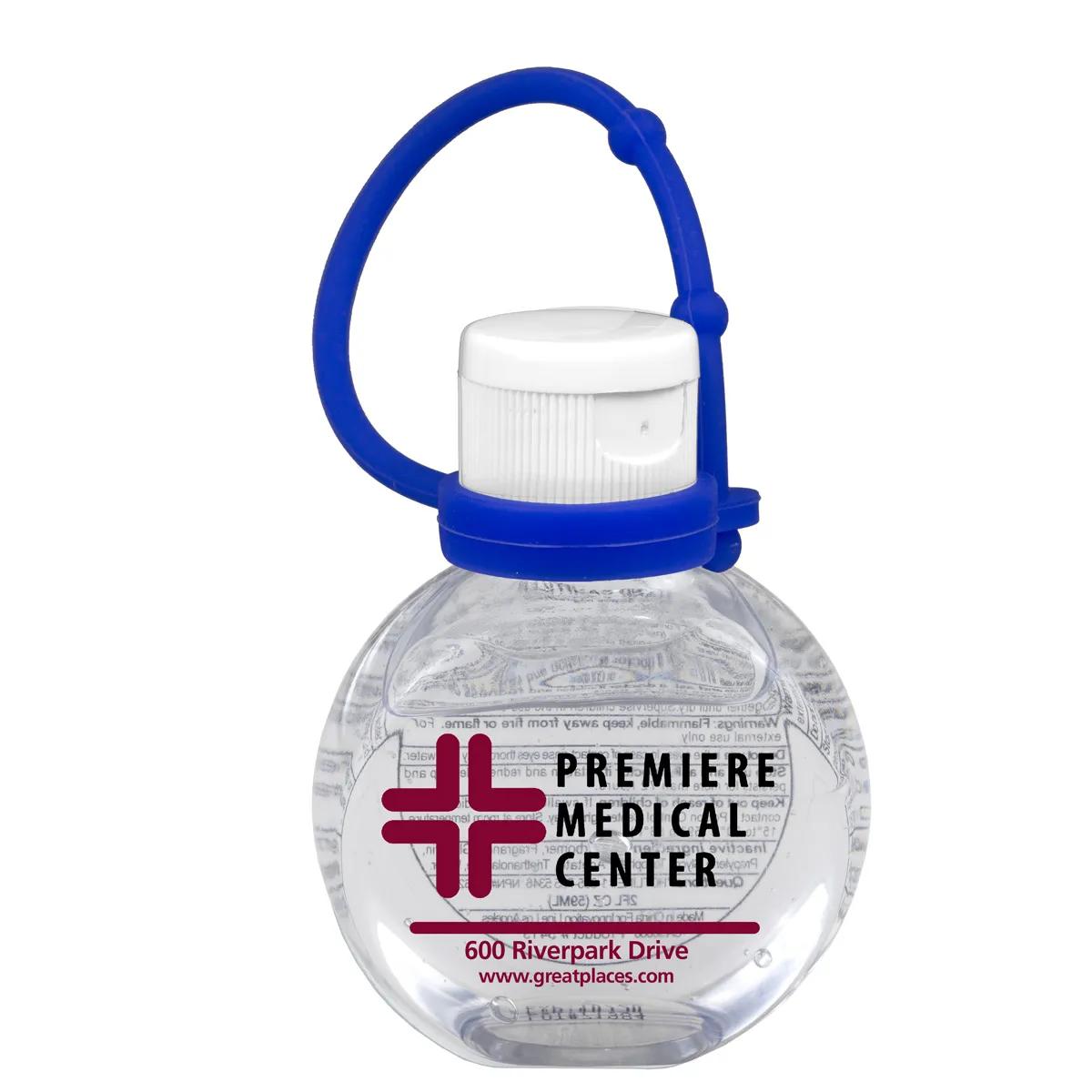 Hand Sanitizer Gel Round with Adjustable Strap - 1 oz - product view 10
