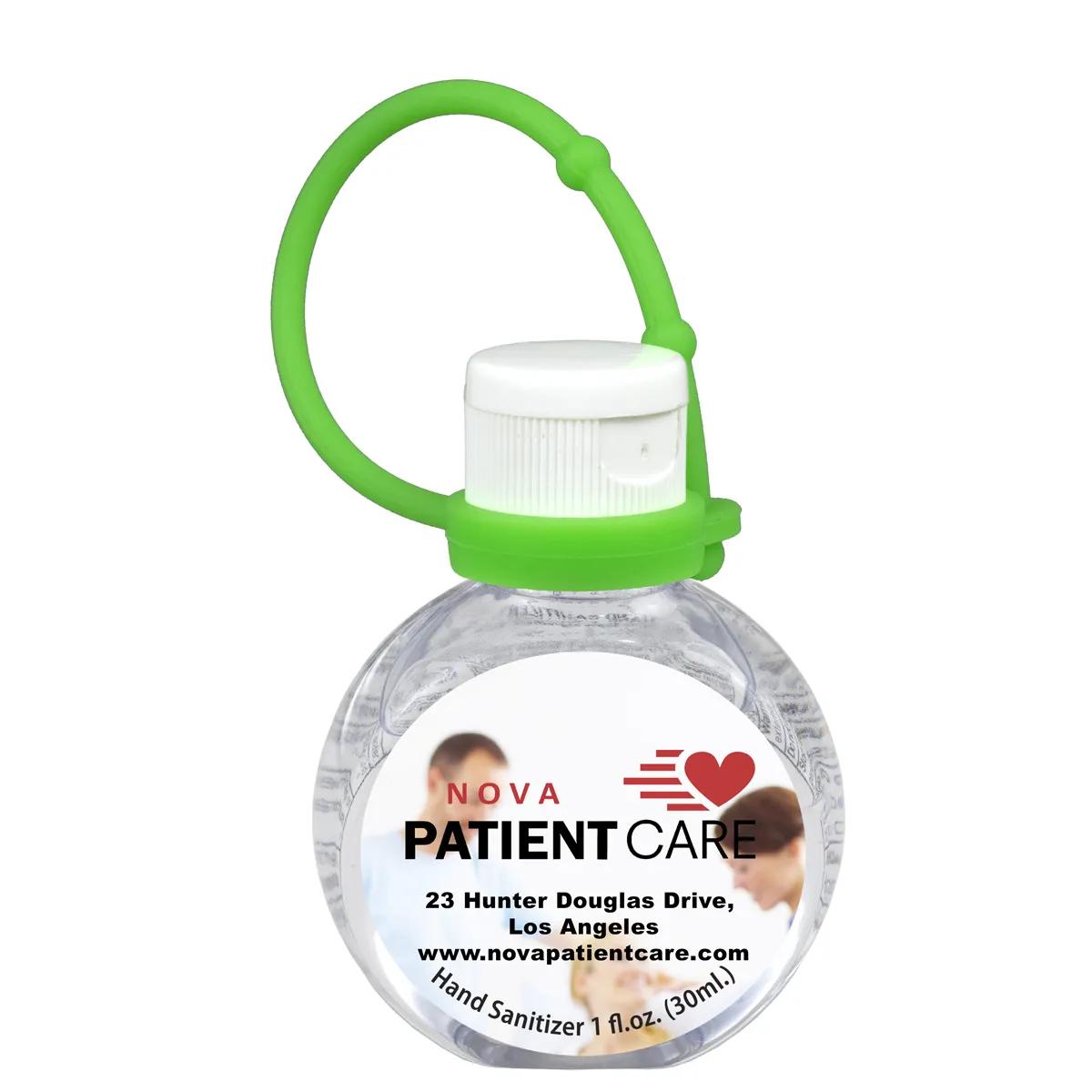 Hand Sanitizer Gel Round with Adjustable Strap - 1 oz - product view 13