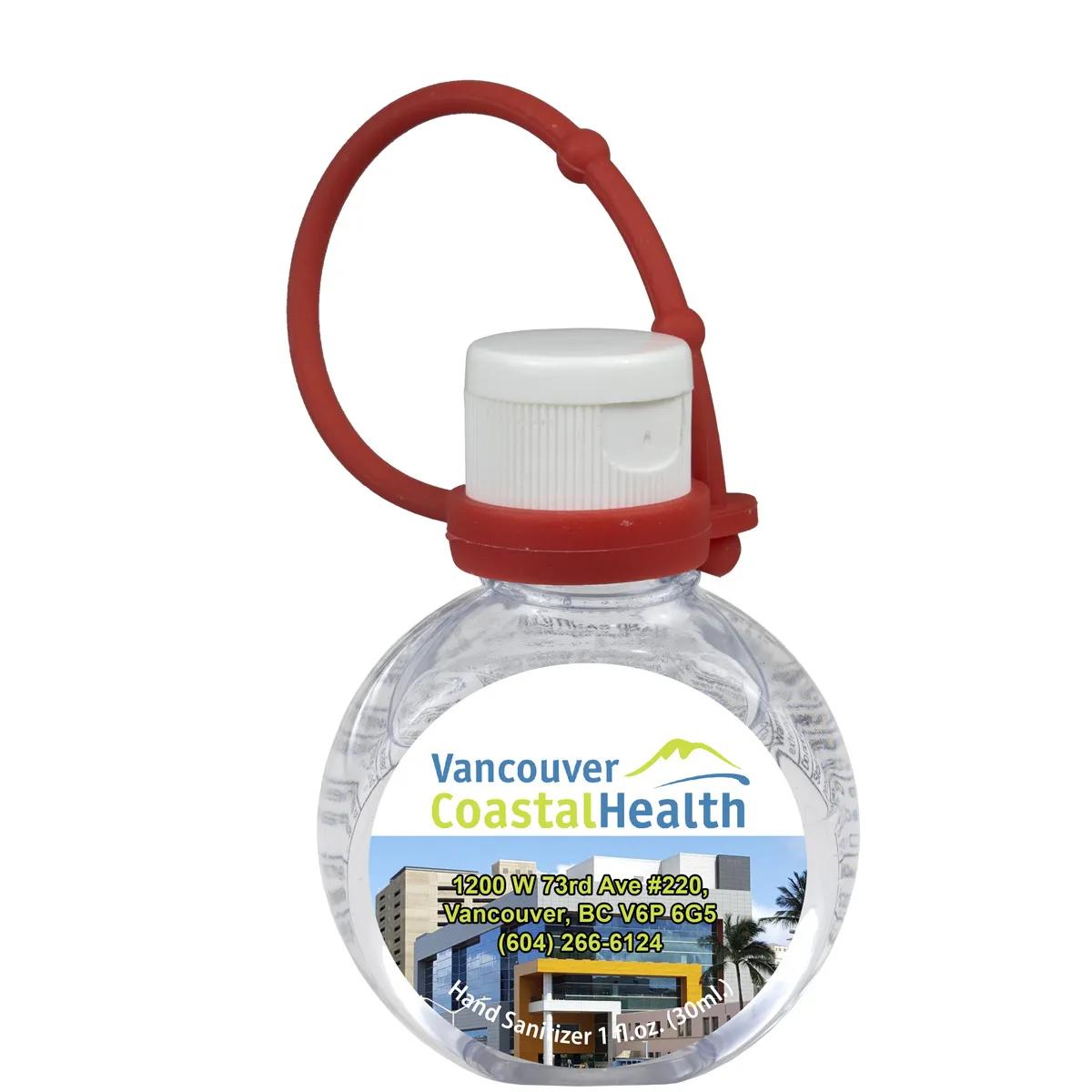 Hand Sanitizer Gel Round with Adjustable Strap - 1 oz - product view 14