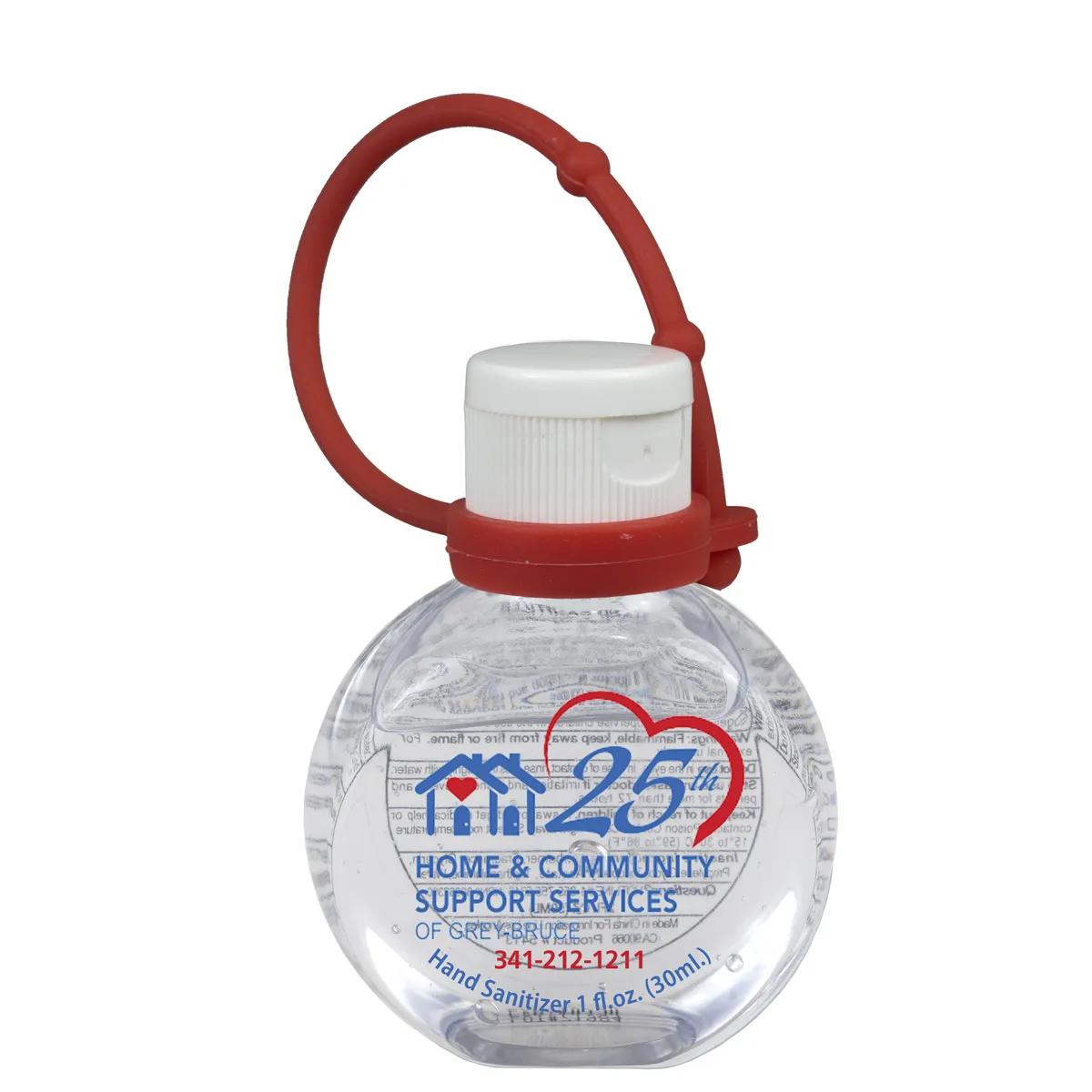 Hand Sanitizer Gel Round Spot Color Print - 1 oz - product view 5