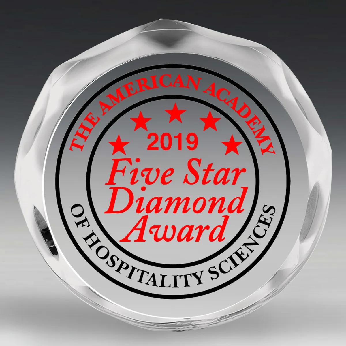 Scalloped Acrylic Paperweight Award Circle - 4 in Dia - product view 3