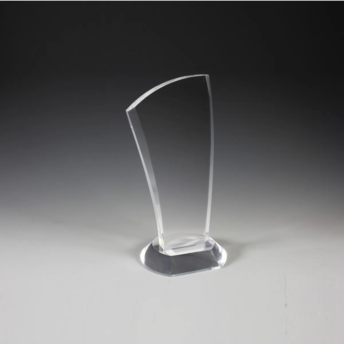 Progressive Acrylic Award Clear with Base - 4 x 8 in - product view 4