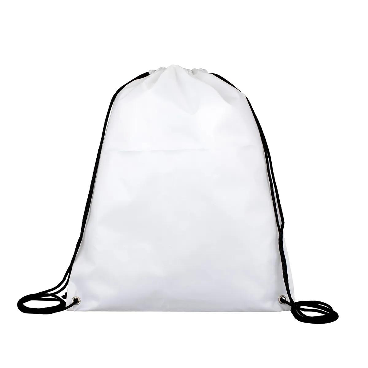 Drawstring Backpack Recycled RPET 210D - 13 x 16 in - product view 2