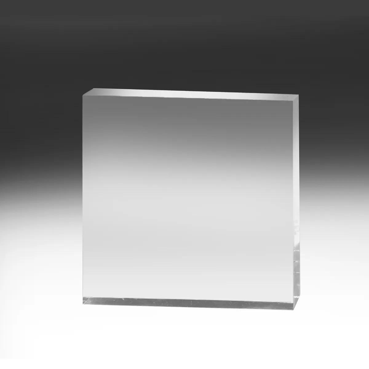 Square Acrylic Paperweight Full Color Imprint - 4 x 4 x 0.5 in - product view 5