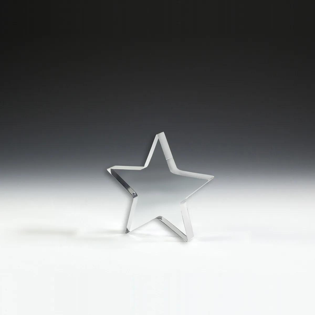 Star Acrylic Paperweight Half Inch Thick - 5 x 5 x 0.5 in - product view 5