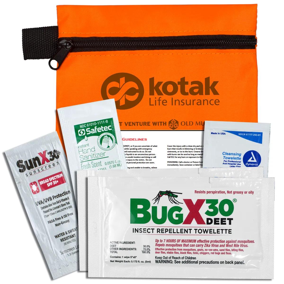 Insect Repellent Kit 5 Piece Zipper Pouch - 5 x 4.25 in - product view 7