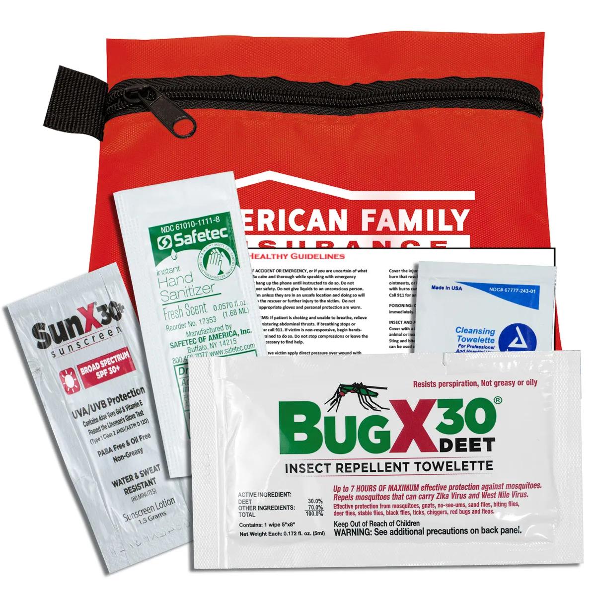 Insect Repellent Kit 4 Piece Zipper Pouch - 5 x 4.25 in - product view 2