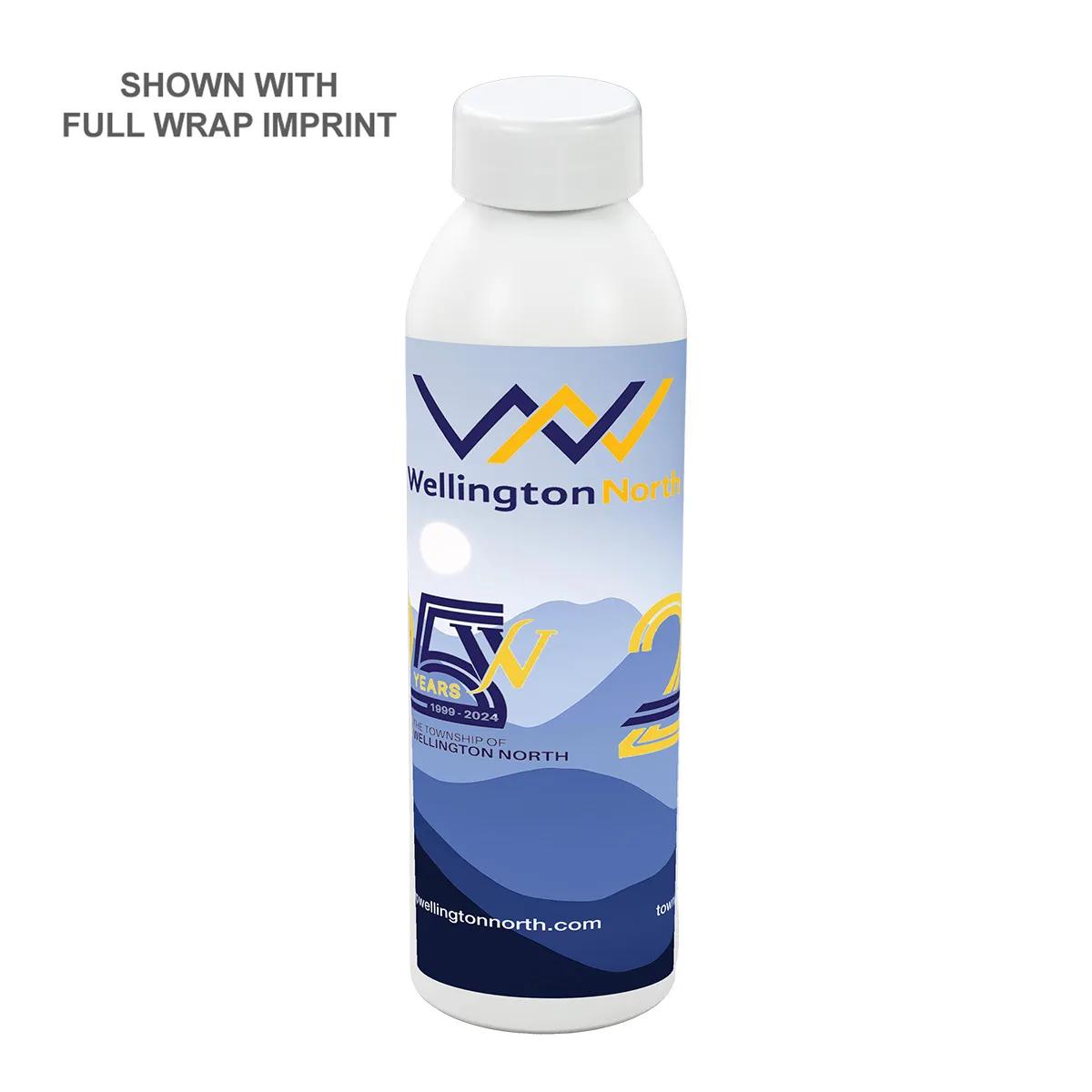 Recycled Aluminum Water Bottle Screw Lid - 22 oz - product view 4