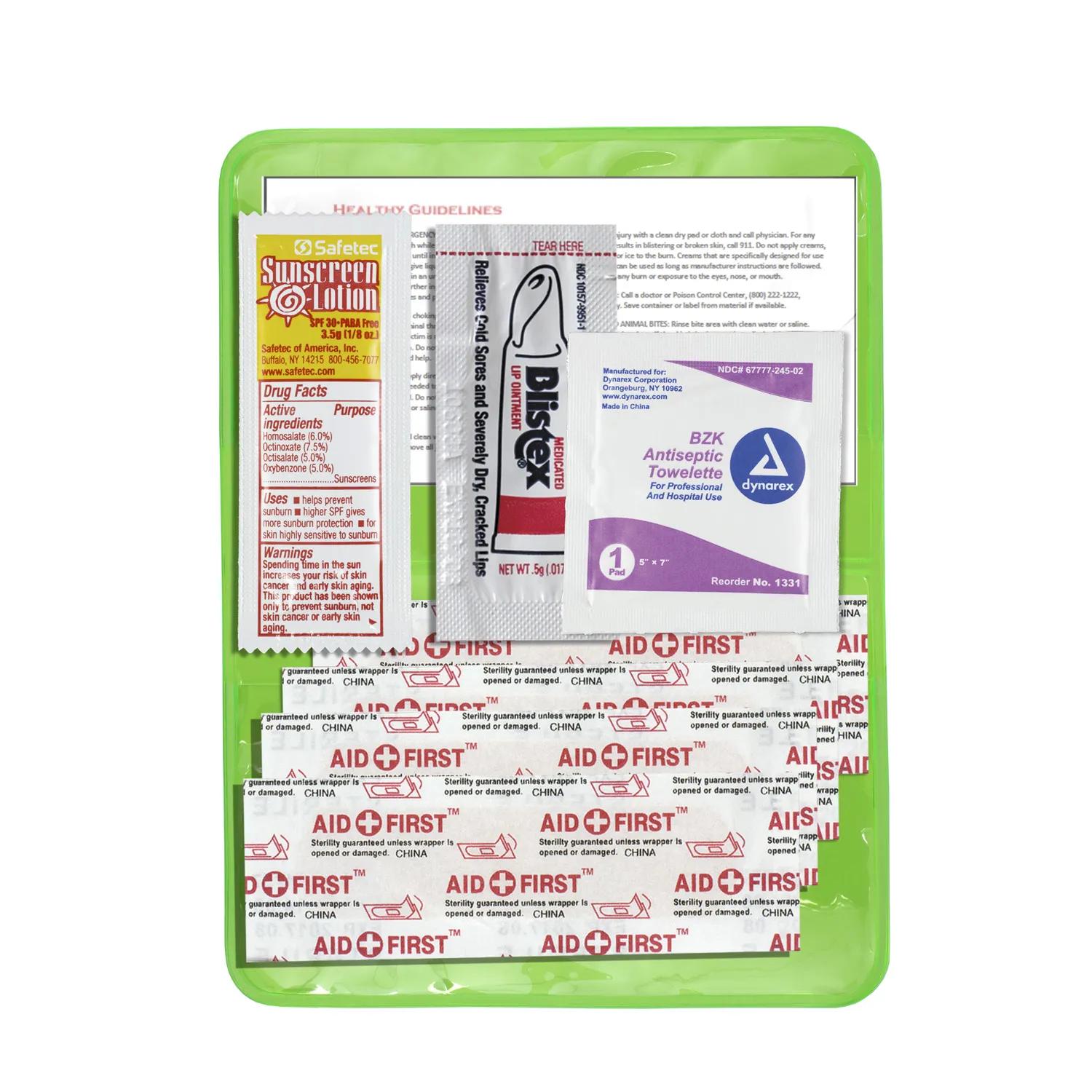 Sun Relief First Aid Kit 8 Piece Vinyl Pouch - 4.5 x 2.88 in - product view 5