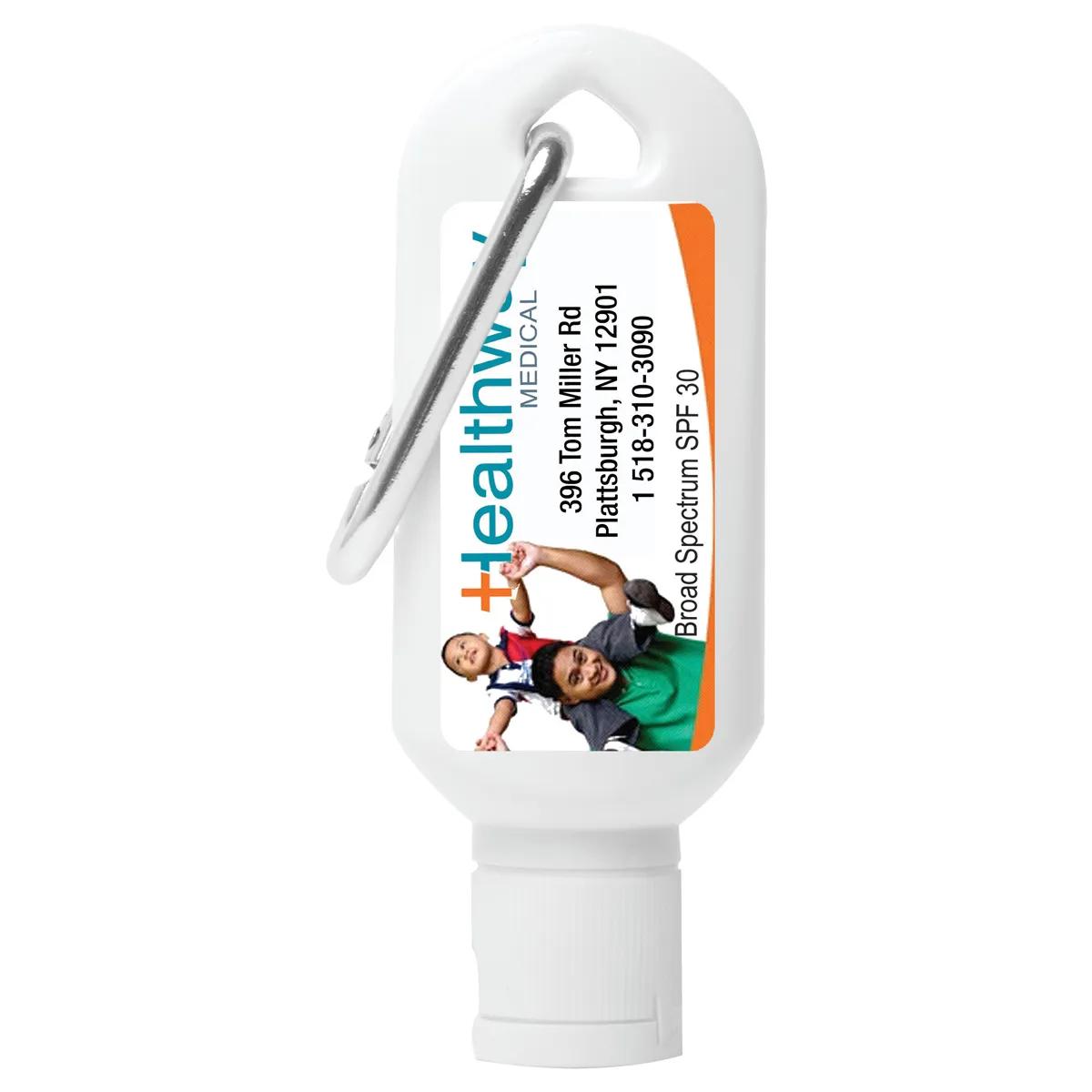 Sunscreen Lotion SPF30 with Carabiner Large - 2 oz - product view 3