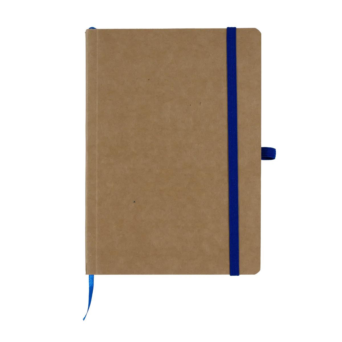 Eco Kraft Paper Notebook with Elastic Strap - 5 x 7 in - product view 9