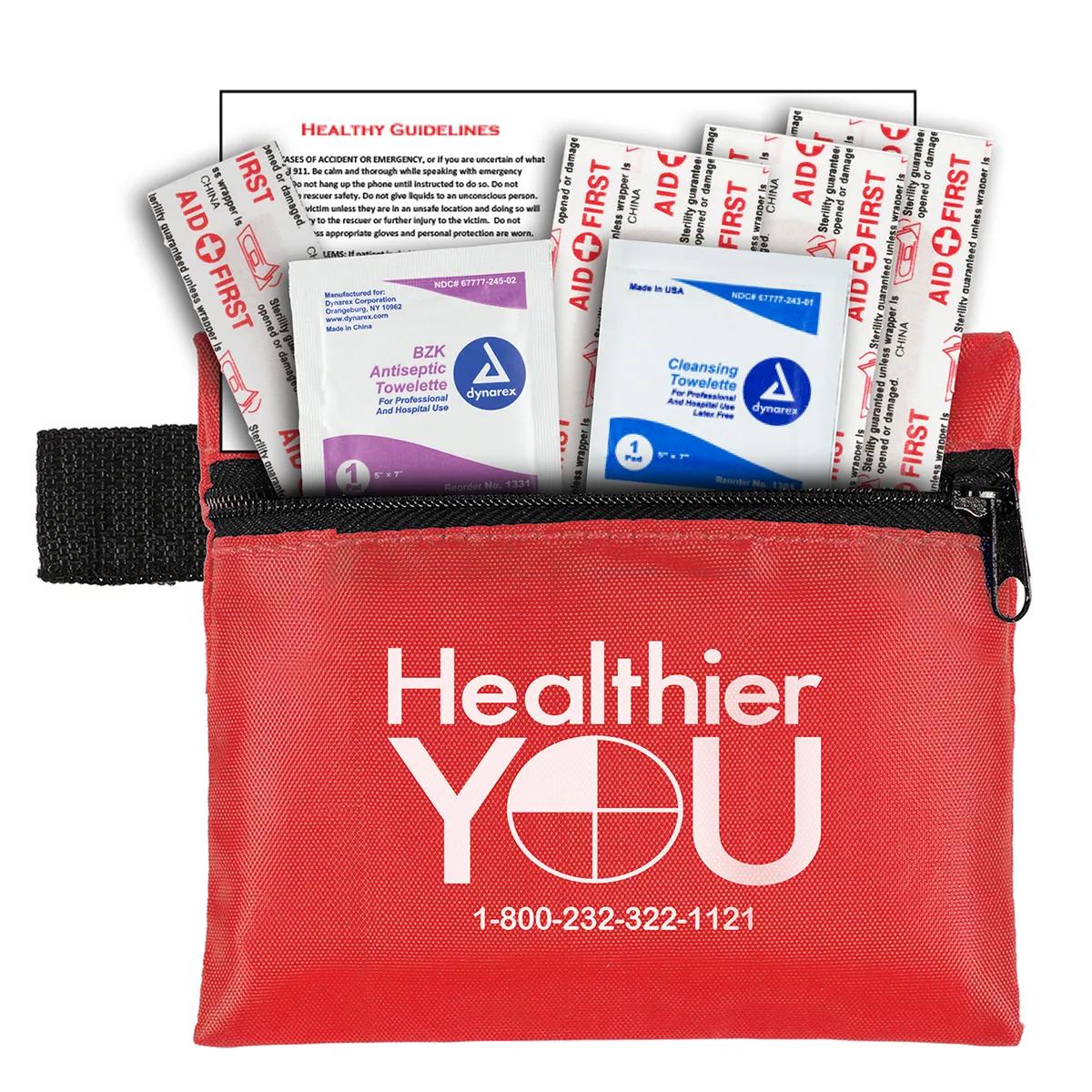 First Aid Kit Zipper Pouch Latex Free - 5 x 4.25 in - product view 5