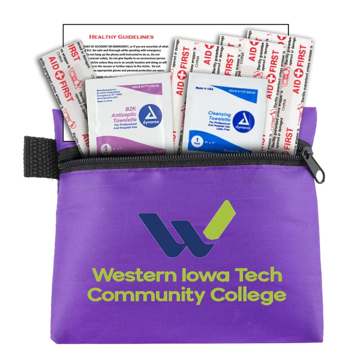 First Aid Kit Zipper Pouch Latex Free - 5 x 4.25 in - product view 16