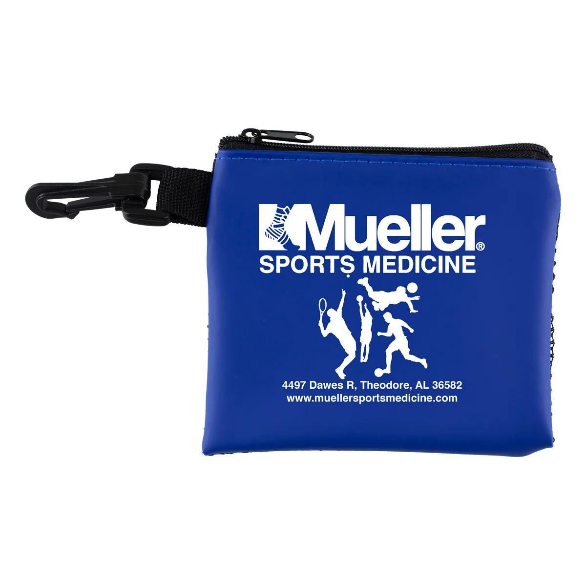 First Aid Kit Complete with Carabiner Hook - 5 x 4.25 in - product view 6