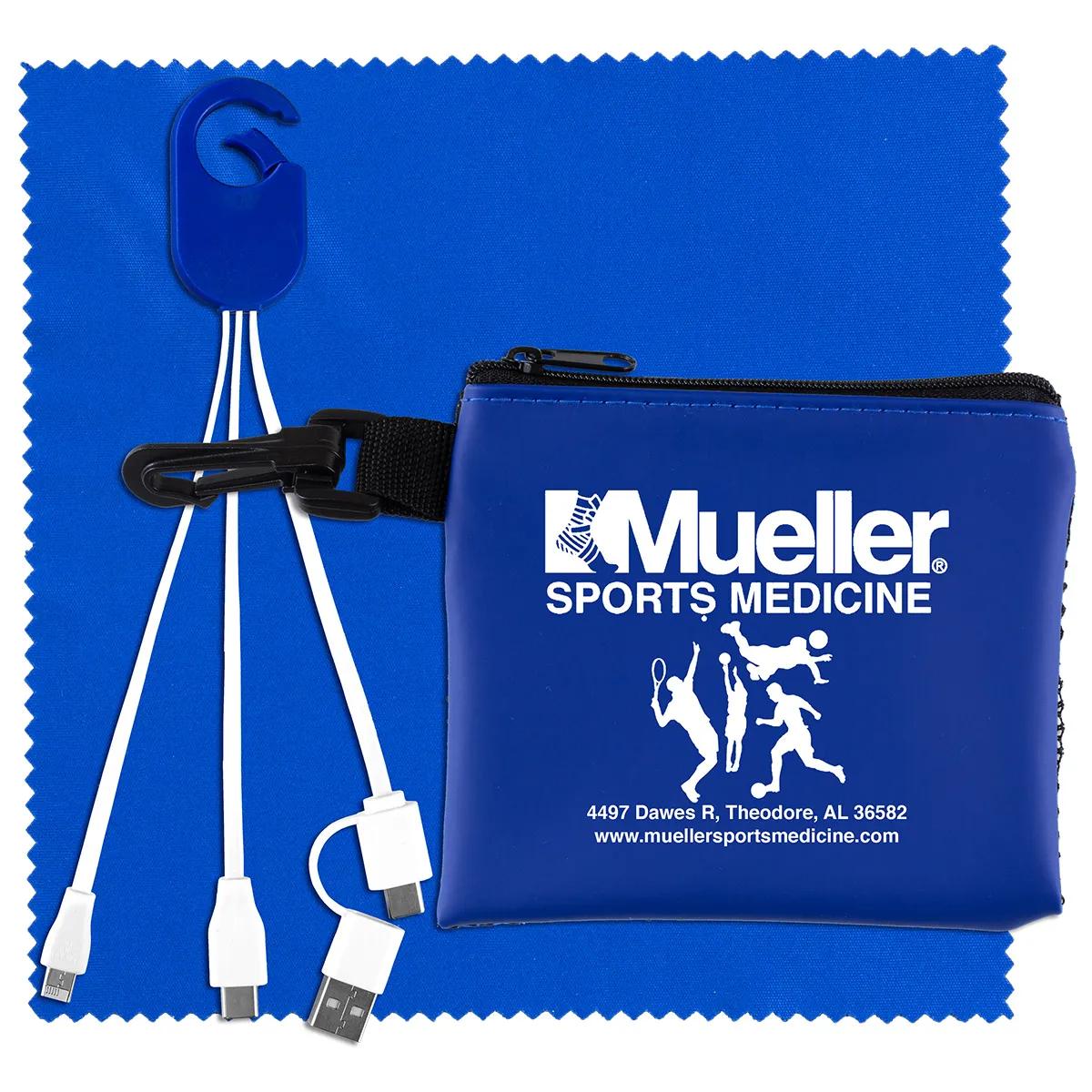 Mobile Tech Charging Cable Kit Mesh Zipper Pro - product view 2