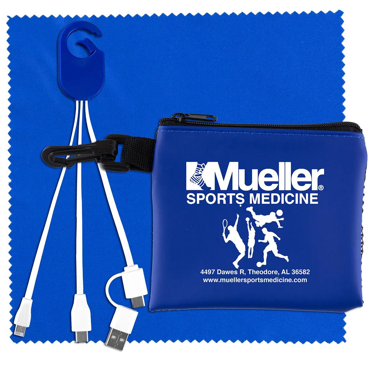 Mobile Tech Charging Cable Kit Mesh Zipper Pro - product view 8