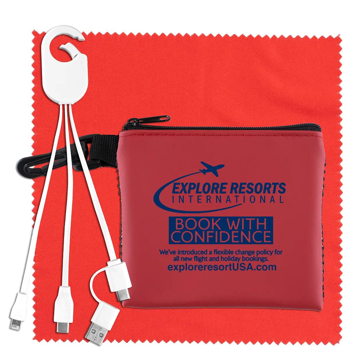 Mobile Tech Charging Cable Kit Mesh Zipper Pro - product view 9