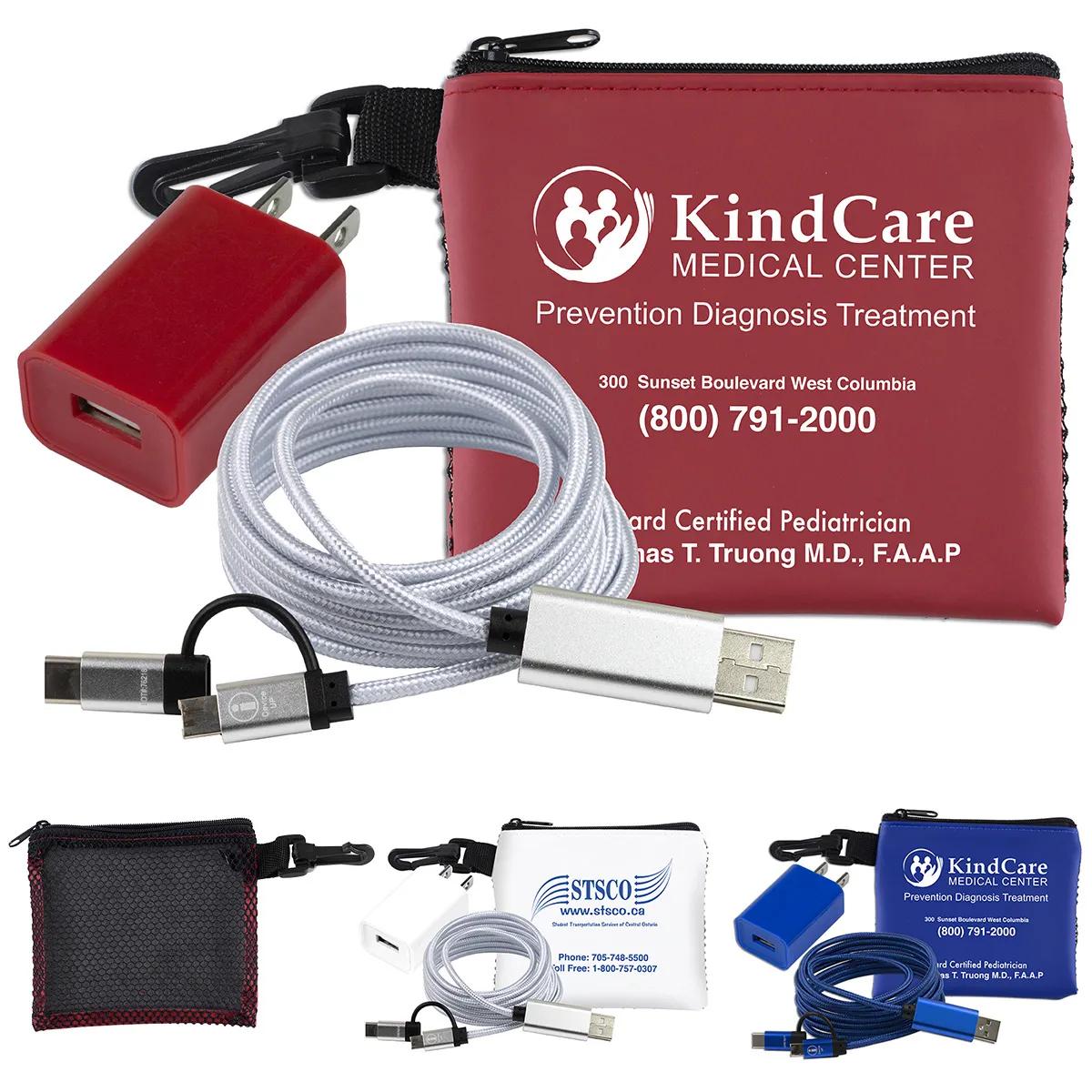 Mobile Tech Charging Kit Braided Cable Mesh Pro