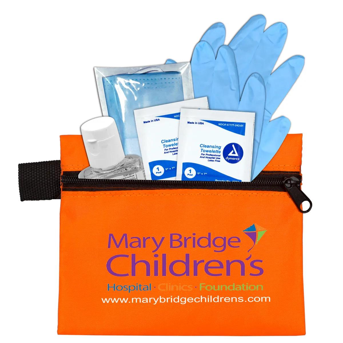 First Aid Kit 6 Piece Zipper Pouch Sanitizer - 5 x 4.25 in - product view 22