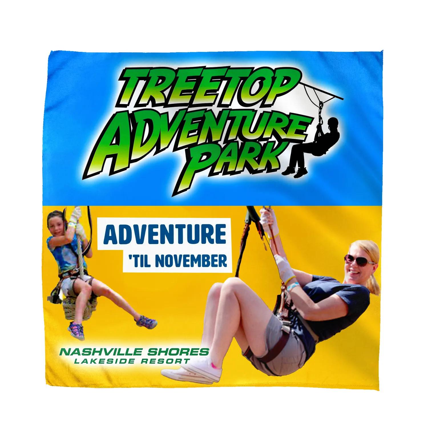 Bandana Full Color Sublimation Polyester Domestic - 22 x 22 in - product view 5