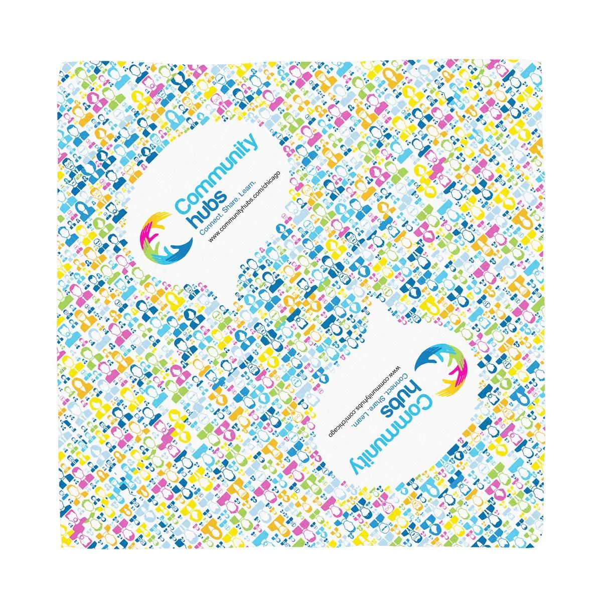 Bandana Sublimation Multi-Use Polyester Import - 22 x 22 in - product view 4